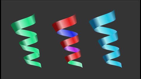 Corel Draw X8 Tutorials 3d Ribbons Youtube