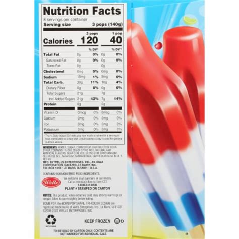 Bomb Pop® Original Pops Value Pack Ice Pops 24 Ct King Soopers