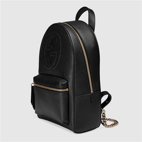 Soho Leather Chain Backpack Gucci Womens Backpacks 431570cao0g1000