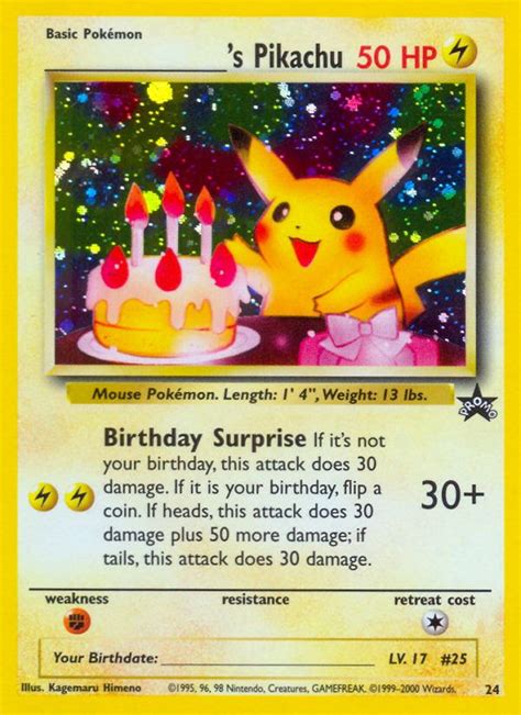 Ewizards Black Star Promos ‹ Pkmncards Birthday Pikachu Pikachu