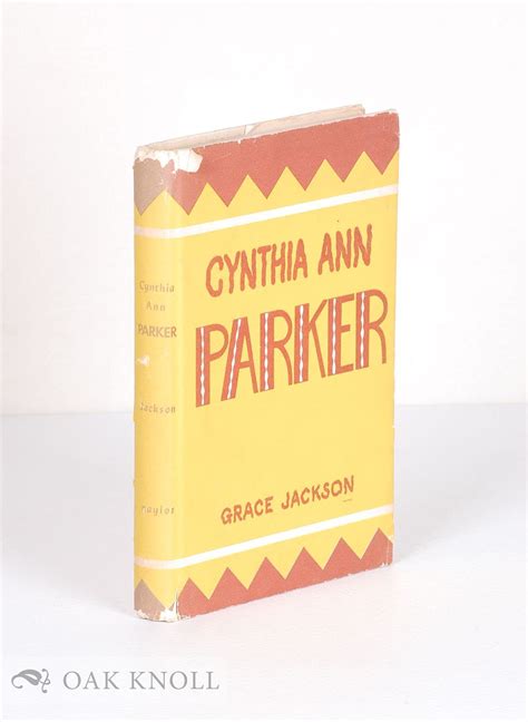 Cynthia Ann Parker By Jackson Grace
