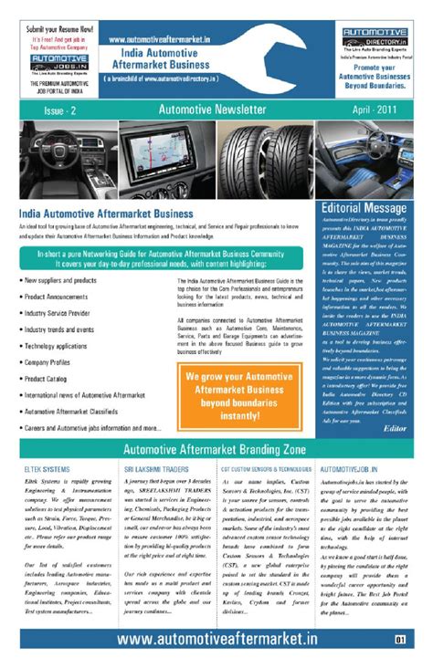 India Automotive Aftermarket Business News Magazine Issue2 By