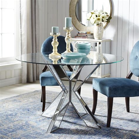 Mirrored Dining Table Base