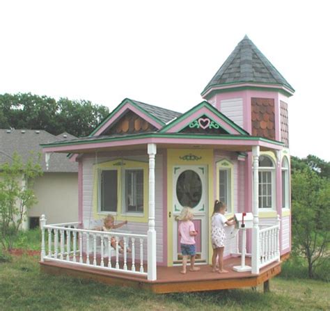 Building an outdoor playhouse is one of those project that don't require this article was about outdoor playhouse plans free. pink-playhouse | Free Playhouse plans @ www.ezplayhouse ...