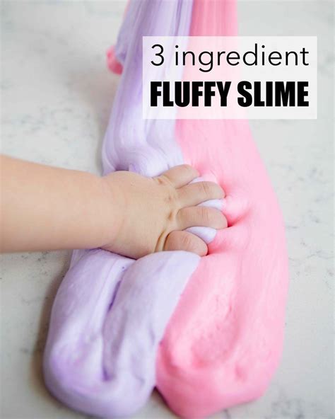 Continue stirring until slime stars to form. How to make fluffy slime with only 3 ingredients. It is super soft and stretchy! It only takes 5 ...