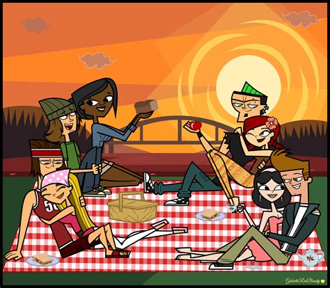 Total Drama Couples Picnic Time By Galactic Red Beauty On Deviantart