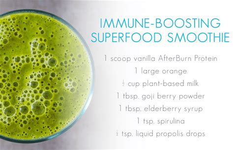 Simple Immune Boosting Superfood Smoothie Recipe Burn Boot Camp