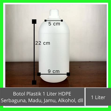Rated 5.00 out of 5 based on 1 customer rating. Botol Plastik 1 Liter HDPE Serbaguna Sabun Sainitizer ...