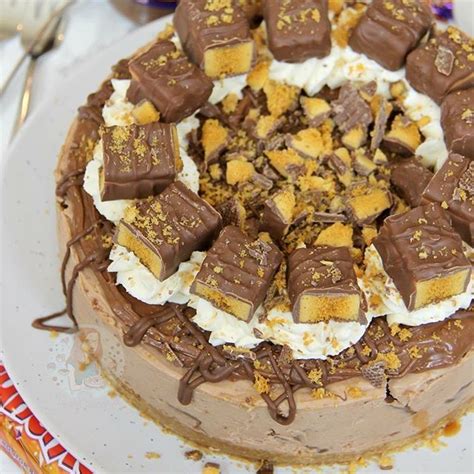 new nobake honeycomb crunchie cheesecake cadburys crunchies crunchie