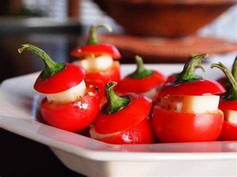 Stuffed Hot Red Cherry Peppers Sarahcupcake