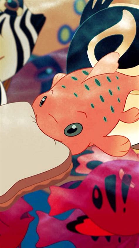 Disneys Lilo And Stitch Pudge The Fish With A Peanut Butter Sandwich