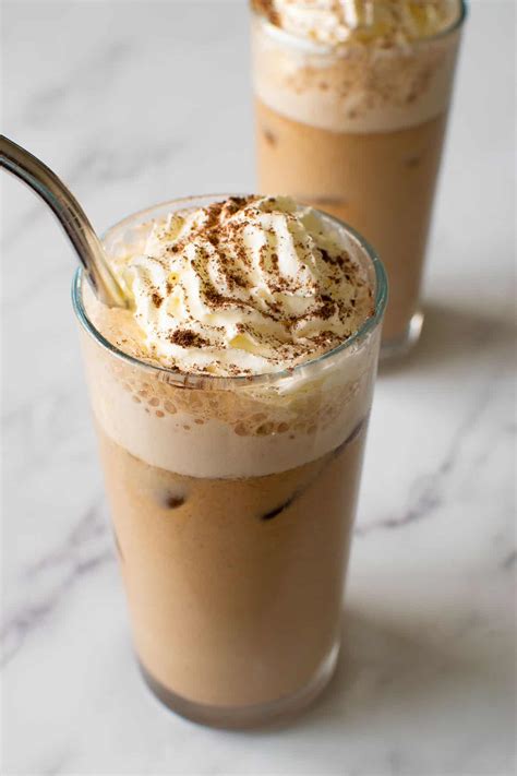 Iced Pumpkin Spice Latte Easy Homemade Starbucks Hint Of Healthy