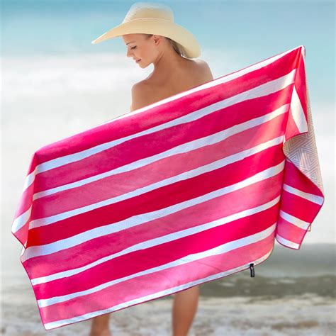 Microfiber Beach Towel X Inch Cmx Cm Pinky Etsy