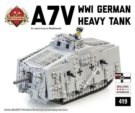 A7v Tank Brickmania Toys