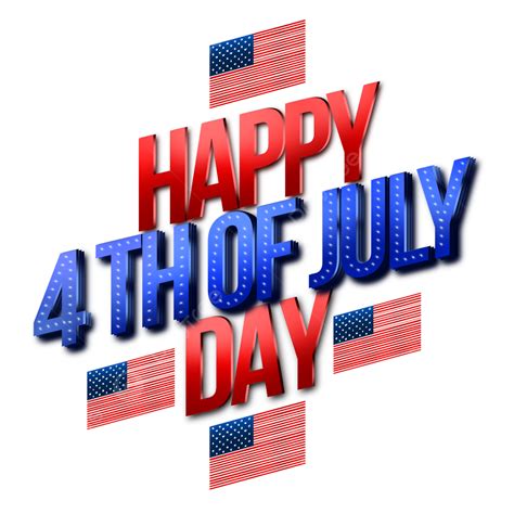 Happy 4th Of July Clipart Transparent Png Hd Happy 4th Of July Day