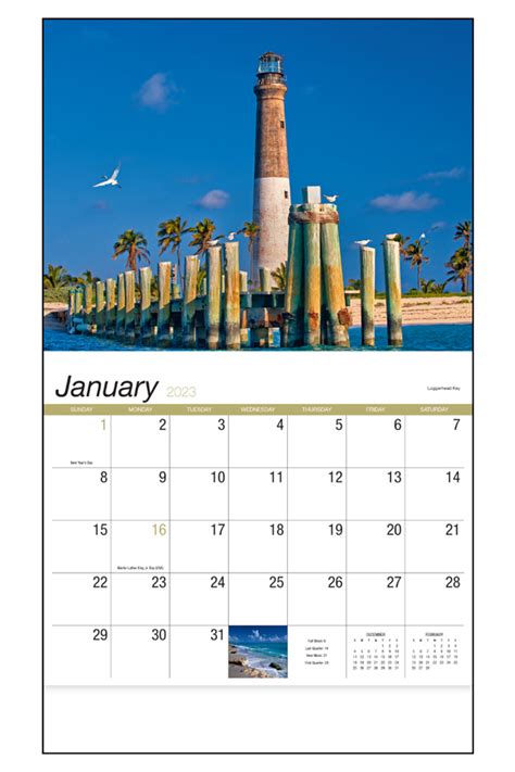 2023 Florida Promotional Wall Calendar 10 78 X 18 Custom Imprinted