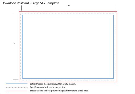 5x7 Label Template