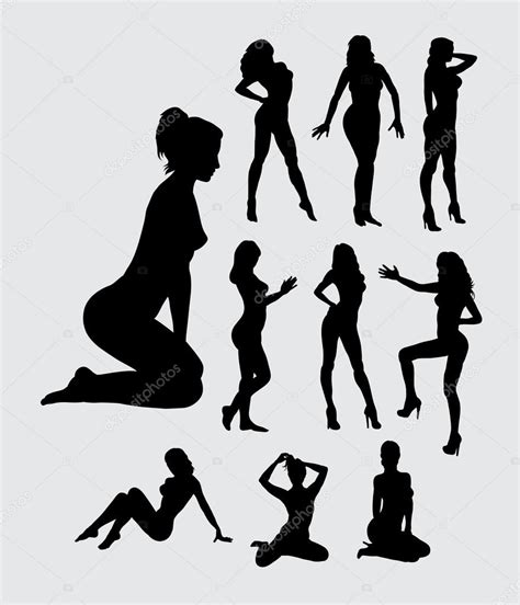 Sexy Girl Silhouettes — Stock Vector © Cundrawan703 81834910