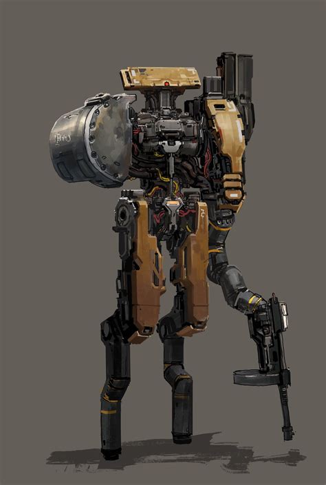 Artstation One Armed Bandit Yong Yi Lee Robot Art Robot Concept