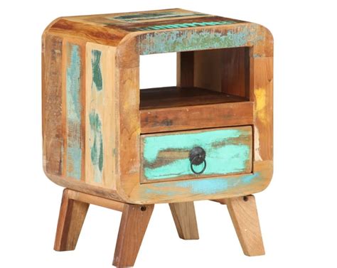 Rustic Bedside Table Solid Wood Nightstand Rustic Bedroom Etsy