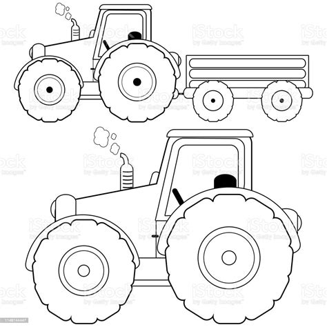 Kleurplaat Boerderij Tractor GOP97 AGBC