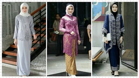 Model baju gamis brokat ini merupakan model pakaian dengan kombinasi trendi yang terbaru. 22 Model Baju Kebaya Brokat dengan Setelan Hijab Terbaru ...