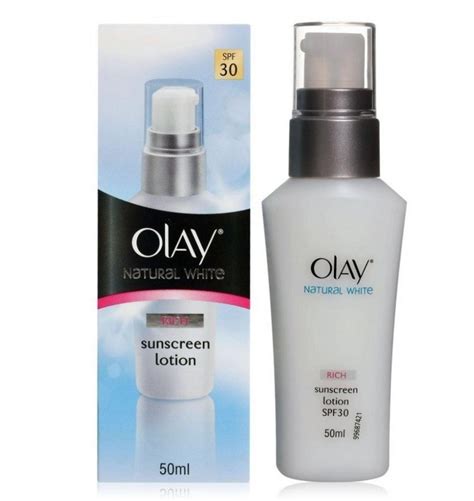Olay Natural White Sunscreen Lotion Spf 30 Price In India Buy