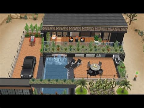 The Sims Freeplay Decoração Sobrado no Deserto YouTube