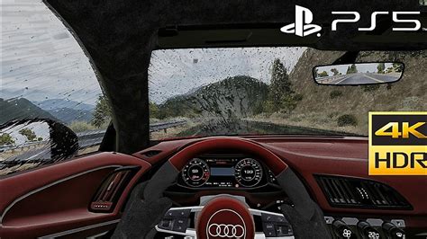 Assetto Corsa Audi R V Performance Realistic Driving In RAIN AT Los