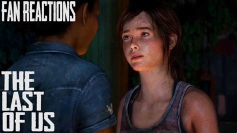 Fan Reactions The Last Of Us Left Behind Ellie And Riley Kiss Scene Youtube