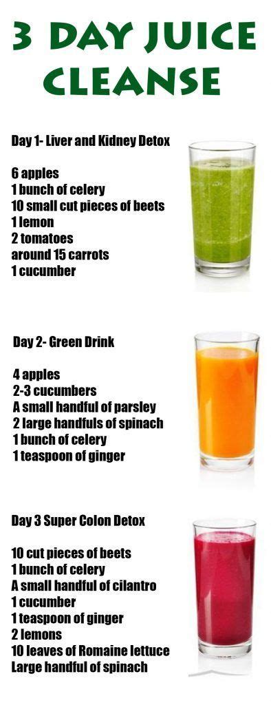 three day juice cleanse health cleanse detox smoothie recipes detox juice detox drinks recipes