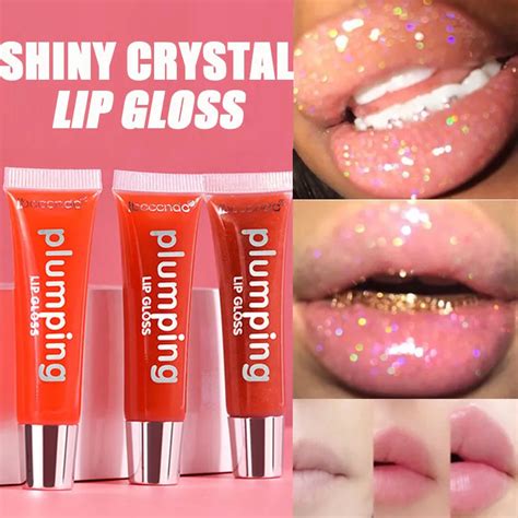 Ibcccndc Moisturizer Plumper Lip Gloss Long Lasting Sexy Big Lips Pump Volume Lip Lipgloss Vivid