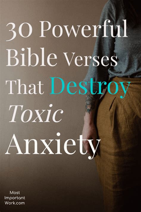 30 Powerful Bible Verses That Destroy Toxic Anxiety Free Printable