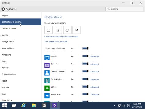 Quick Actions In Notification Center Customize In Windows 10