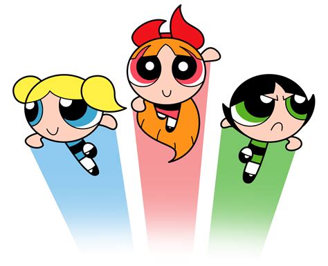 Powerpuff Girls Blossom And Bubbles And Buttercup