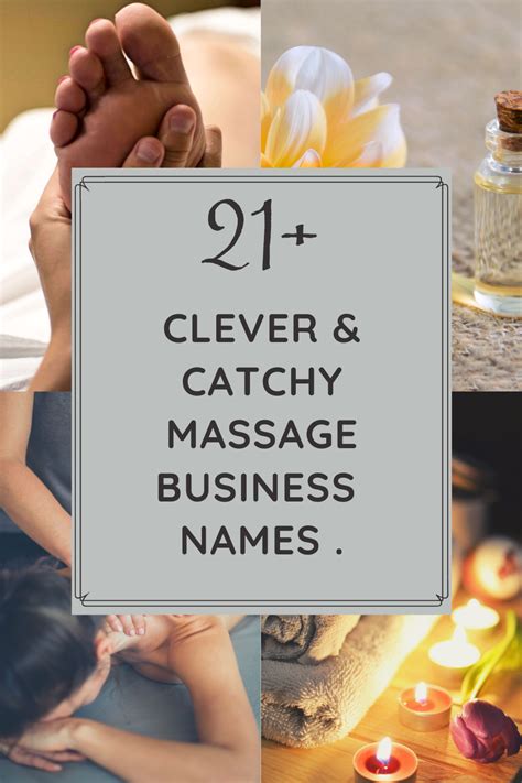 200 Clever Massage Business Names Ideas You Cant Miss Massage