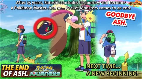 Ash Ketchum Leaves The Pokémon Anime Ash Ketchums Ending Confirmed Youtube