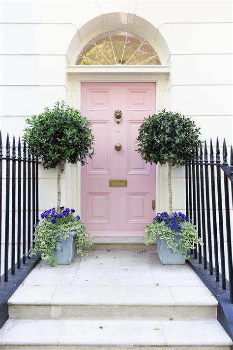 4 Days In London Pink Front Door Pink Door Painted Front Doors
