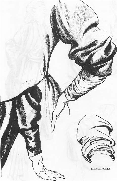 Drawing tutorials for human bodies. Drawing Clothing Folds & Drapery Wrinkles with Folding and ...