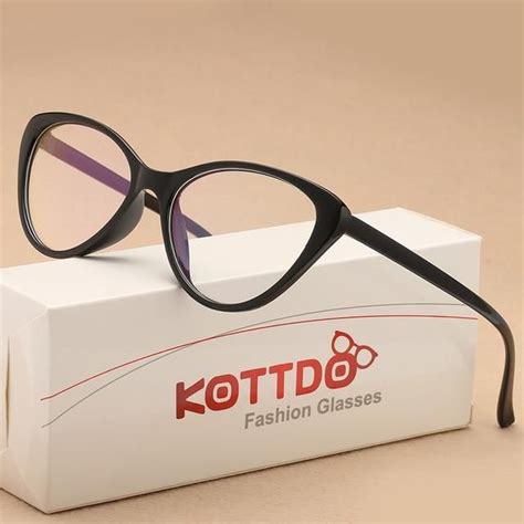 Kottdo 2018 Fashion Vintage Cat Eye Glasses Frame Eyeglasses Women