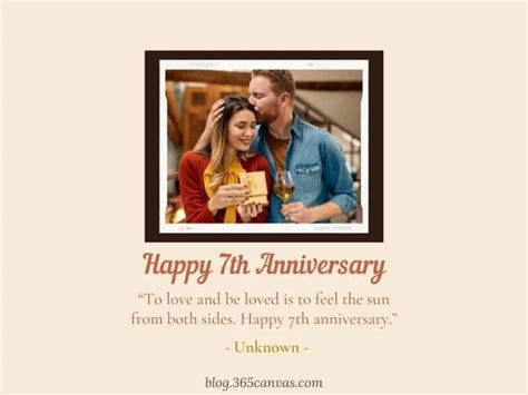 77 Heartfelt 7th Years Wedding Anniversary Quotes Wishes
