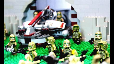 Lego Star Wars Republic Defense Fortress Moc Youtube