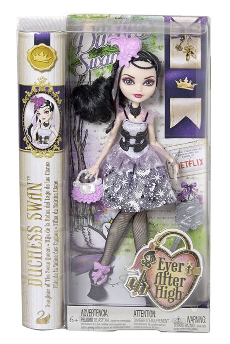 Made of cotton fabric, velcro back closure. Duchess Swan Doll | Ever After High
