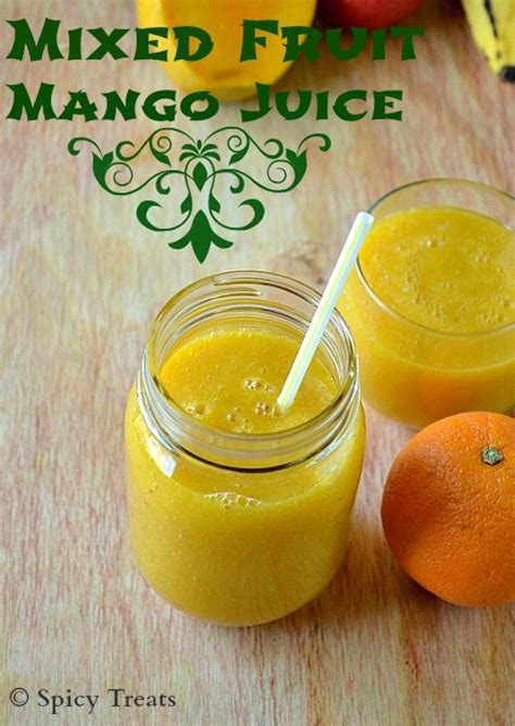 Spicy Treats Mighty Mango Mixed Fruits Mango Juice