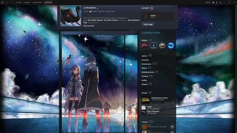 I Made A Steam Artwork Profile Layout Featuring My