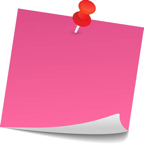 Blank Sticky Note Reminder Paper 13869668 Png