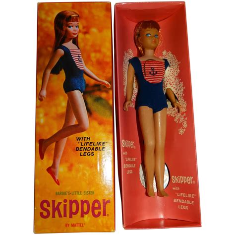 Vintage Redhead Bend Leg Skipper Doll Wbox Identical Cousins Ruby Lane