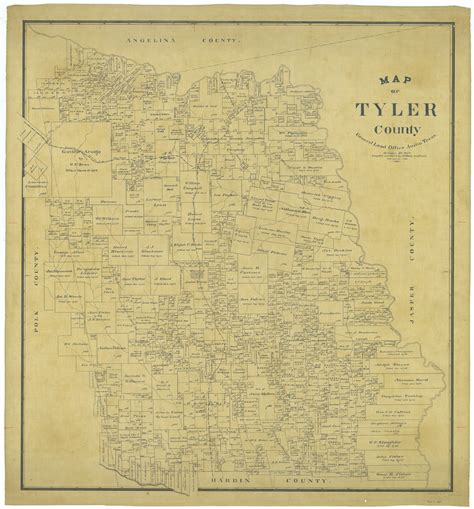 Map Of Tyler County 63081 Map Of Tyler County General Map