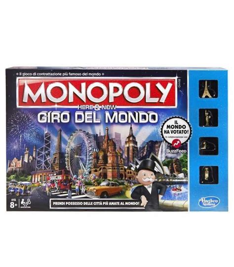 Monopoly Giro Del Mondo Nuovo Hasbro Futurartshop