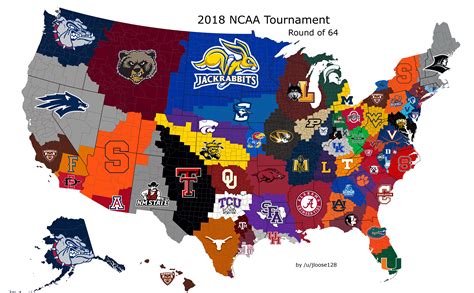 Usa Basketball Undefeated College Basketball Teams 2018 Map